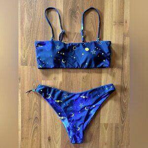 🌙🌚⭐️Zaful NWT Celestial Bikini 👙 size 6 ⭐️🌚🌙